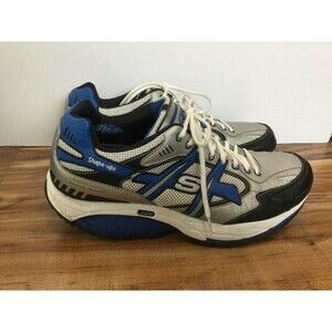 Skechers Shape Ups Cross-Trainer Sneakers/Shoes~Gray/Blue/Black~Men's size 10.5